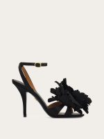 Ferragamo Flower embellished high heel sandal
